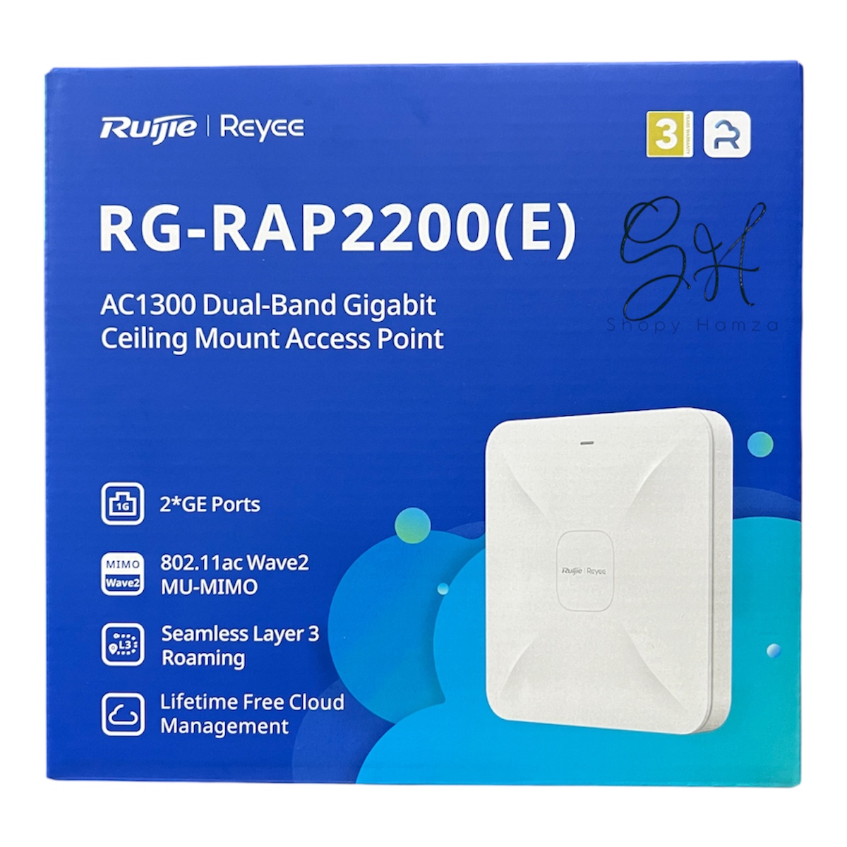 Ruijie Reyee RG-RAP2200(E) AC1300 Dual Band Gigabit